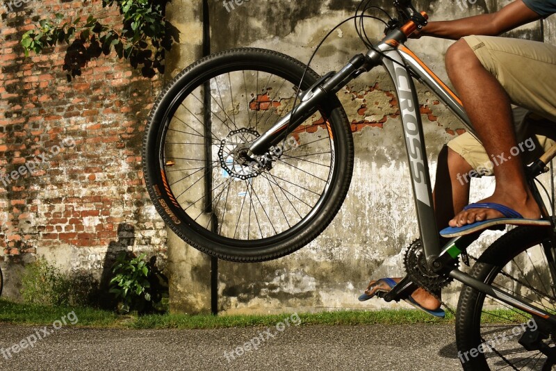 Wheel Bike Cyclist Outdoors Biker