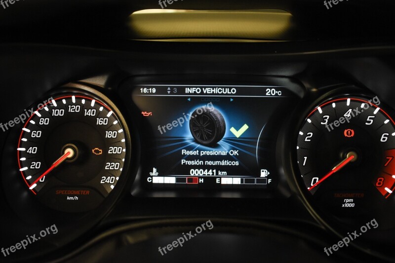 Automobile Speedometer Odometer Script Free Photos