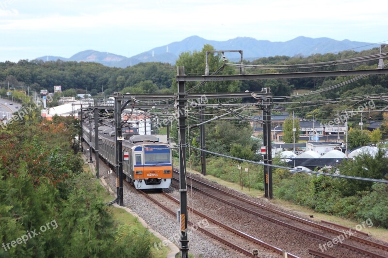 Travel Nature Train Subway Korea