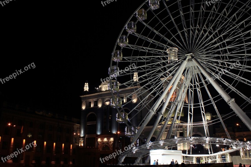 Ferris Wheel Travel Festival Megalopolis No One