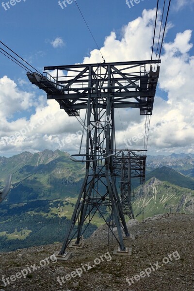 Pylon Frame Cable Car Steele Cable