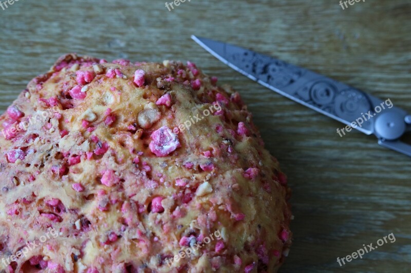 Praline Pink Pink Brioche Knife Confectionery