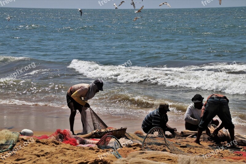 A Fishing Village Ocean The Waves Beach Network