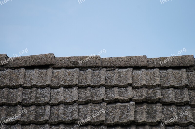 Old Architecture Roof Pattern Roofing Tiles