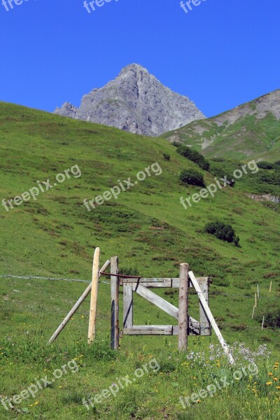 Nature Landscape Grass Mountain Sky