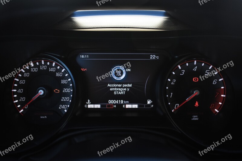 Automobile Speedometer Vehicle Odometer Indicator