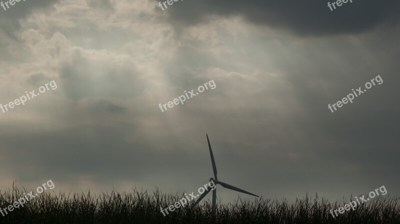 Landscape Wind Mill Nature Free Photos