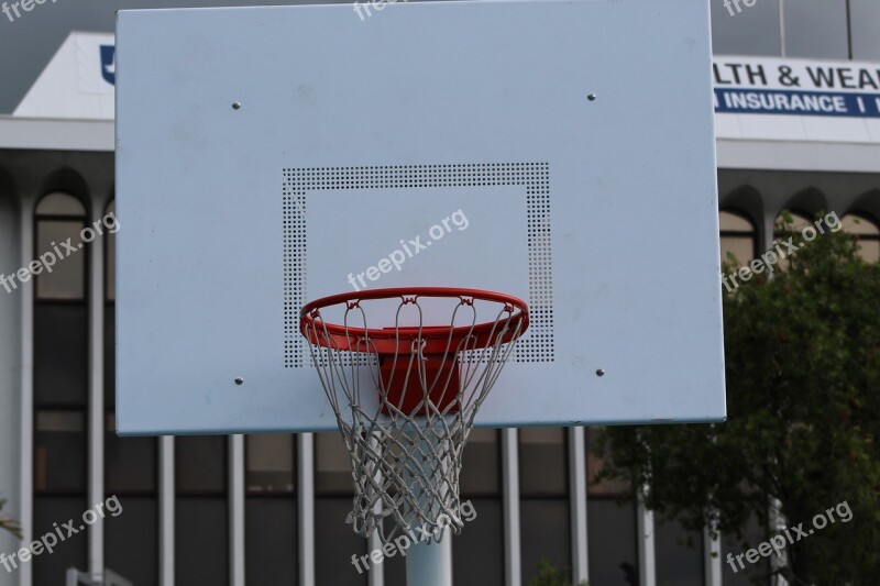 Basketball Outdoors Tallest Sport Basket