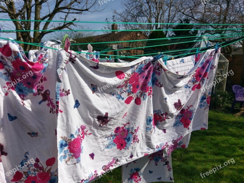 Outdoors Laundry Clothesline Hanging Color