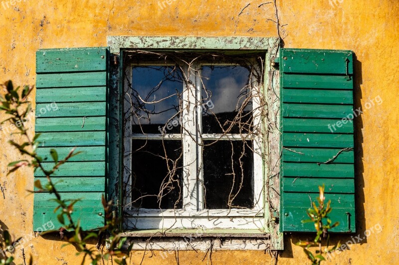 House Window Wood Old Shutter