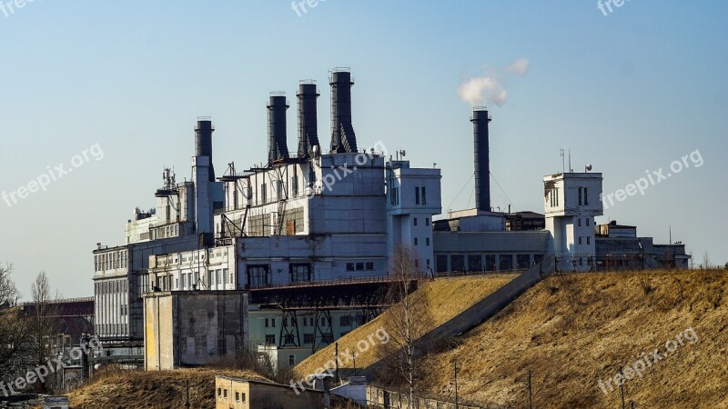 Mill Industry Pollution Sky Architecture