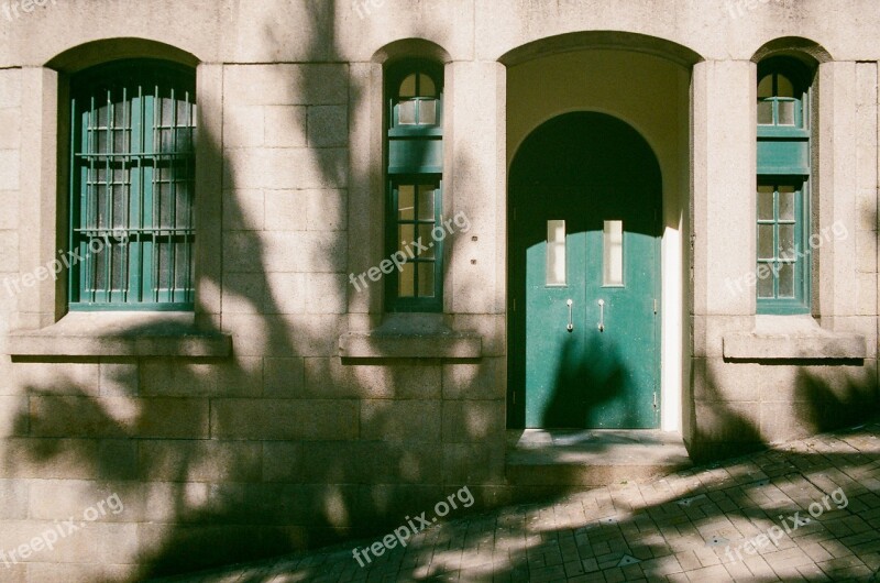 Building House Entrance Window Doorway