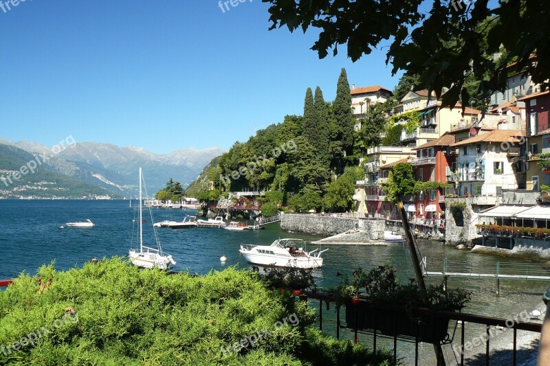 Italy Lake Como Varenna Free Photos