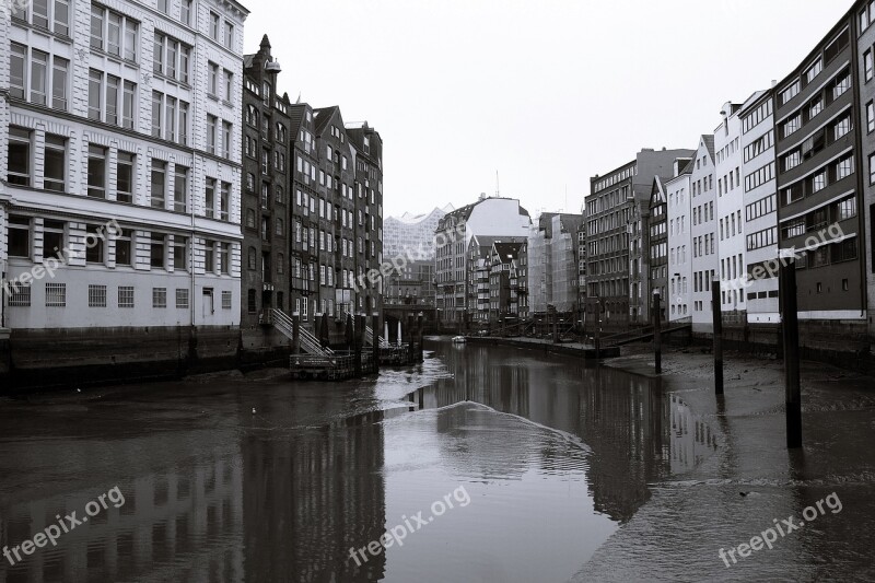 Architecture Waters City Reflection Horizontal