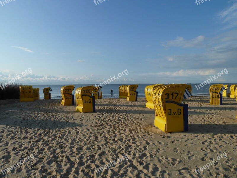 Cuxhaven Beach Chair Clubs Yellow Sand