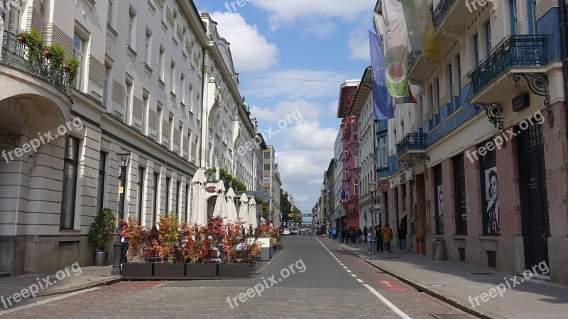 Street City Structure Packing Slovenia