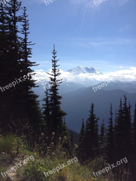 Nature Wood Mountain Outdoors Landscape