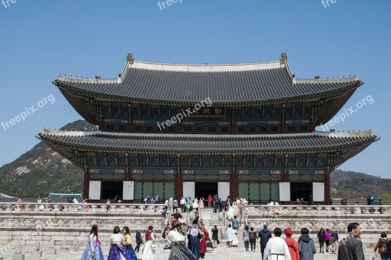 Seoul Gyeongbok Palace Korea Palace Forbidden City