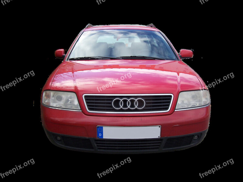 Audi Audi A6 German Car Brand German Car Red Car