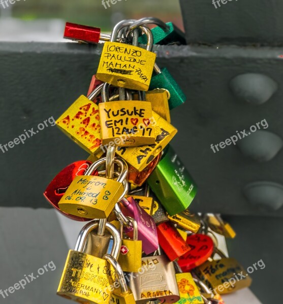 Love Locks Bridge Love Free Photos