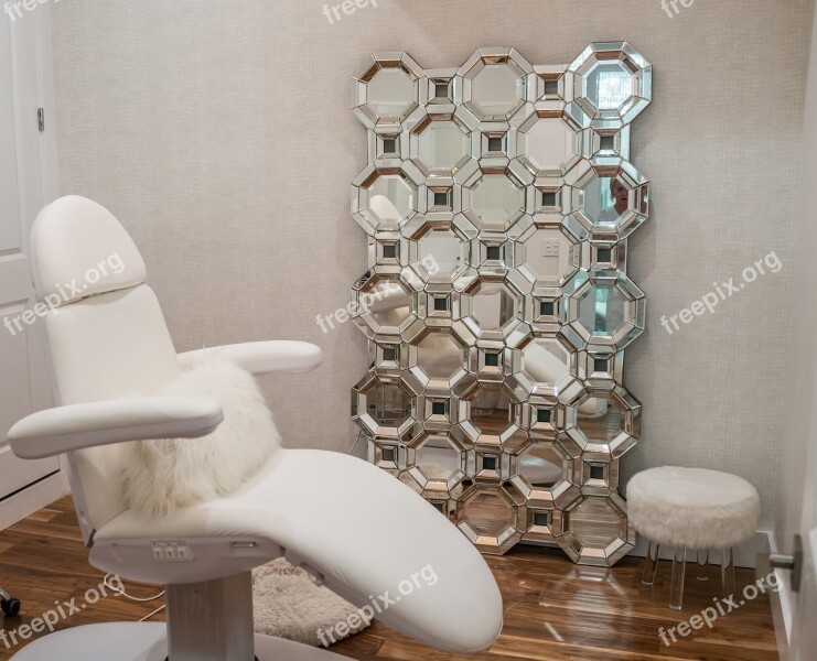 Spa Beauty Salon Inside Luxury Mirror