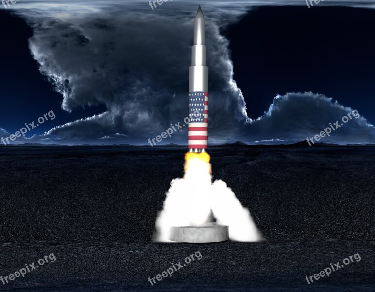 Rocket Long-range Missile Rocket Launch Speed Up Start