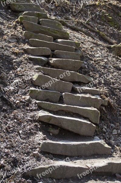 Stone Nature Sand Stone Stairs Jacob's Ladder