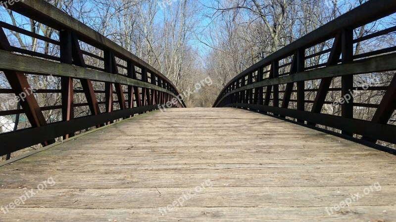 Bridge Outdoors Architecture Wood Travel