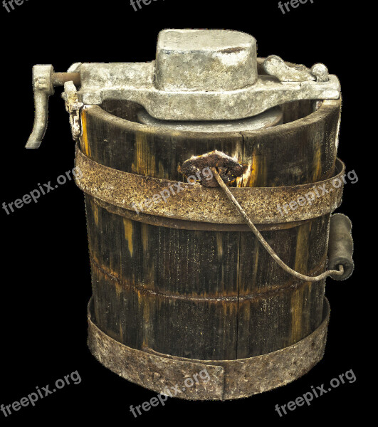 Wooden Bucket Container Butter Churn Barrel Wooden Barrels