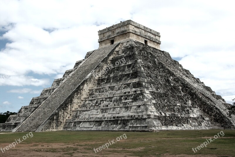 Pyramid Ancient Travel Archaeology Stone