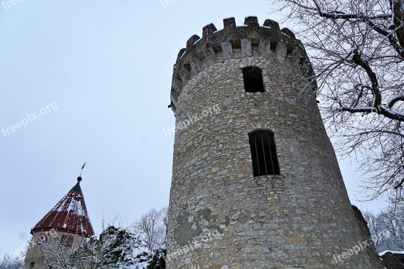 Gothic Architecture Tower Old Stone