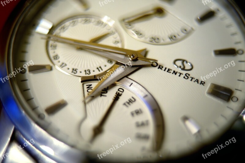 Macro Clock Wrist Watch Free Photos