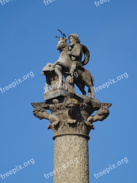 Jupiter Column Jupiter Roman Rome Sculpture