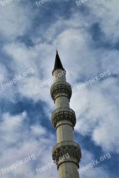 Minaret Architecture Sky Travel Religion