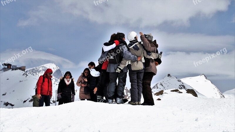 Switzerland Ski The Alps Snow Winter