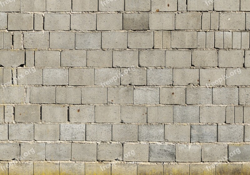 Sand-lime Brick Wall Weathered Dirty Joints