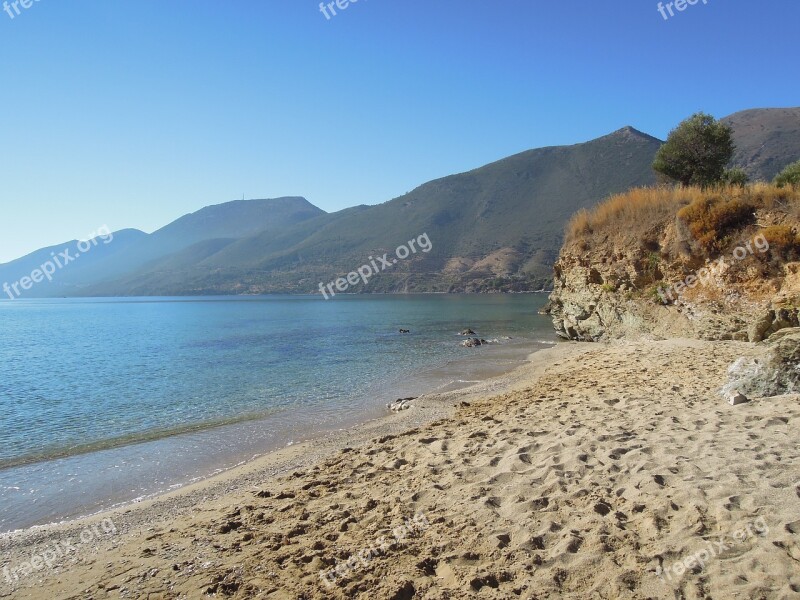 Nature Seashore Water Sand Sea