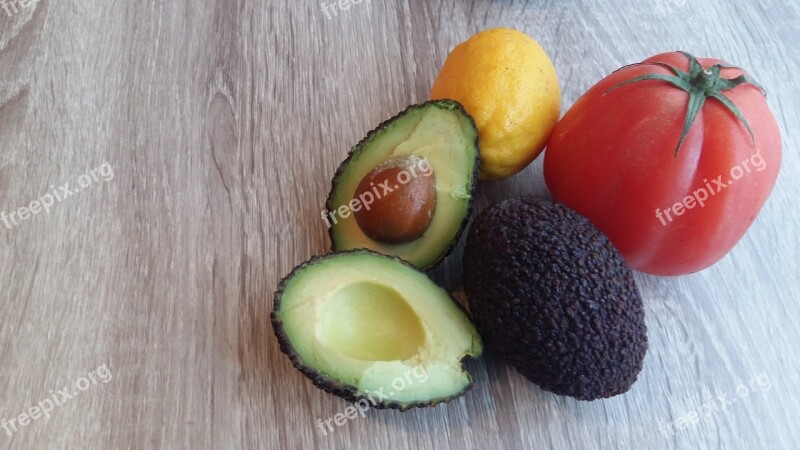 Tomato Tomatoes Lemon Avocado Fruit