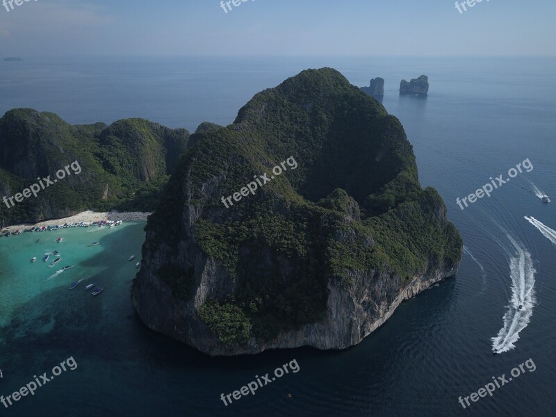 Mountain Asia Panorama Waters Landscape