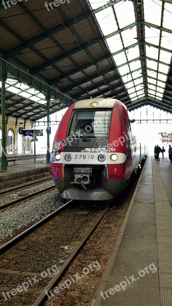 Train Track Station Rail Transport