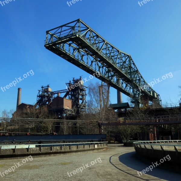 Crocodile North Landscape Park Industrial Plant Crane Duisburg