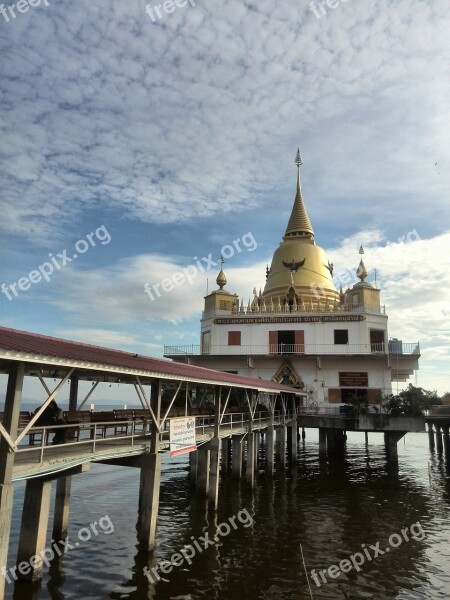 Wat Hong Thong Thailand Temple Measure Buddhism Free Photos