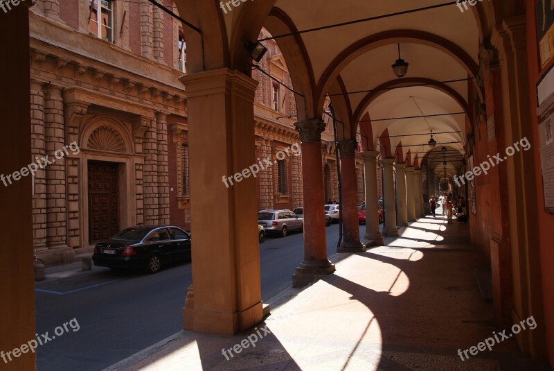 Bologna Italy Italia Arcades Arcade