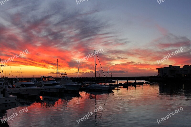 Water Sunset Reflection Dusk Dawn