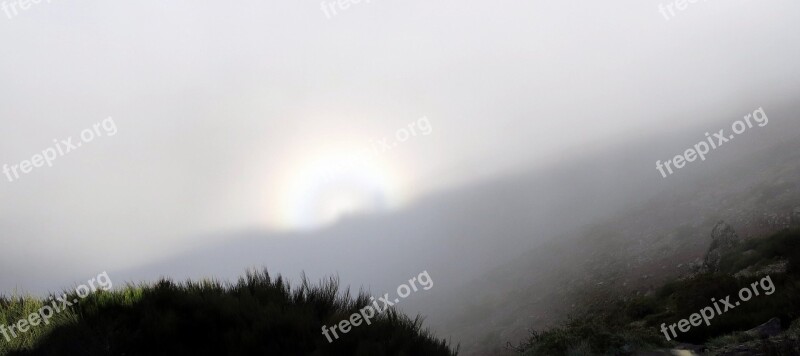 Brocken Spectre Fog Natural Spectacle Miracle Light