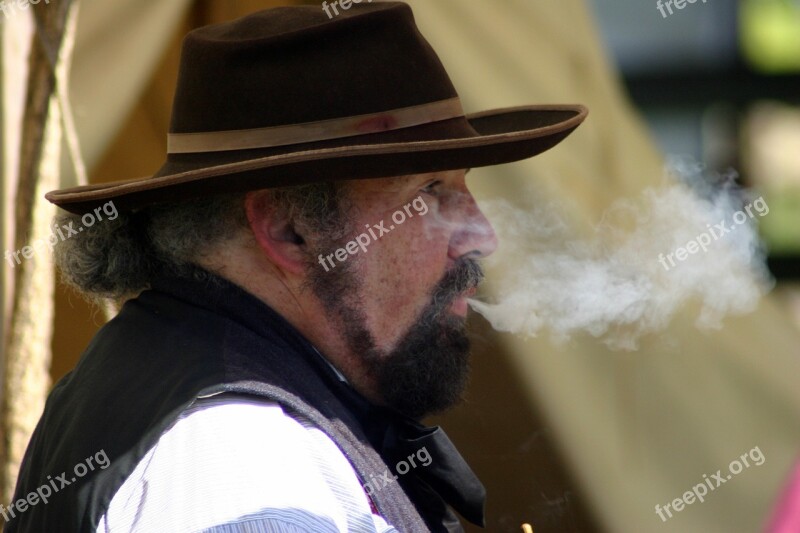 Lid Cowboy Man People Festival