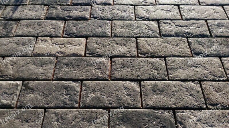 Stone Template Background Brick Uneven