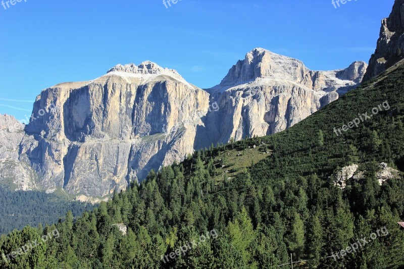 Mountain Nature Landscape Panorama Travel