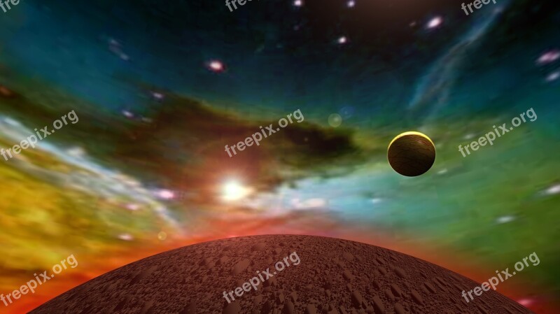 Astronomy Moon Space Galaxy Planet