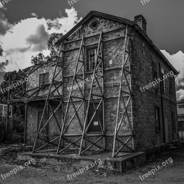 Architecture Building House Abandoned Old